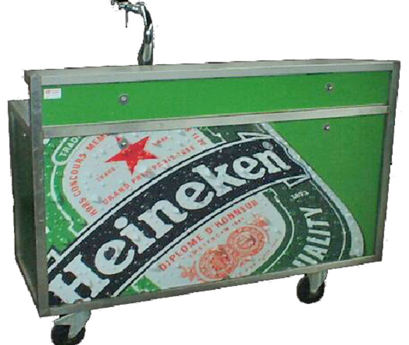 Bar met 1 tap, Heineken 2m