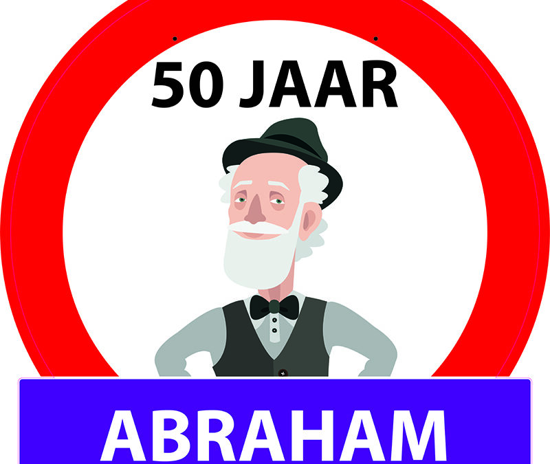 Feestbord Abraham