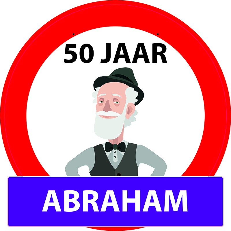 Feestbord Abraham