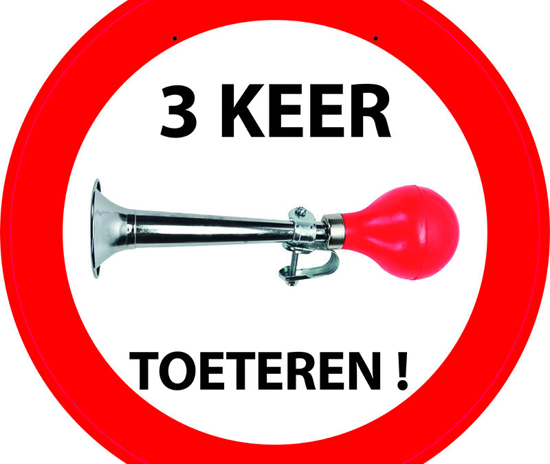 Feestbord 3 keer toeteren