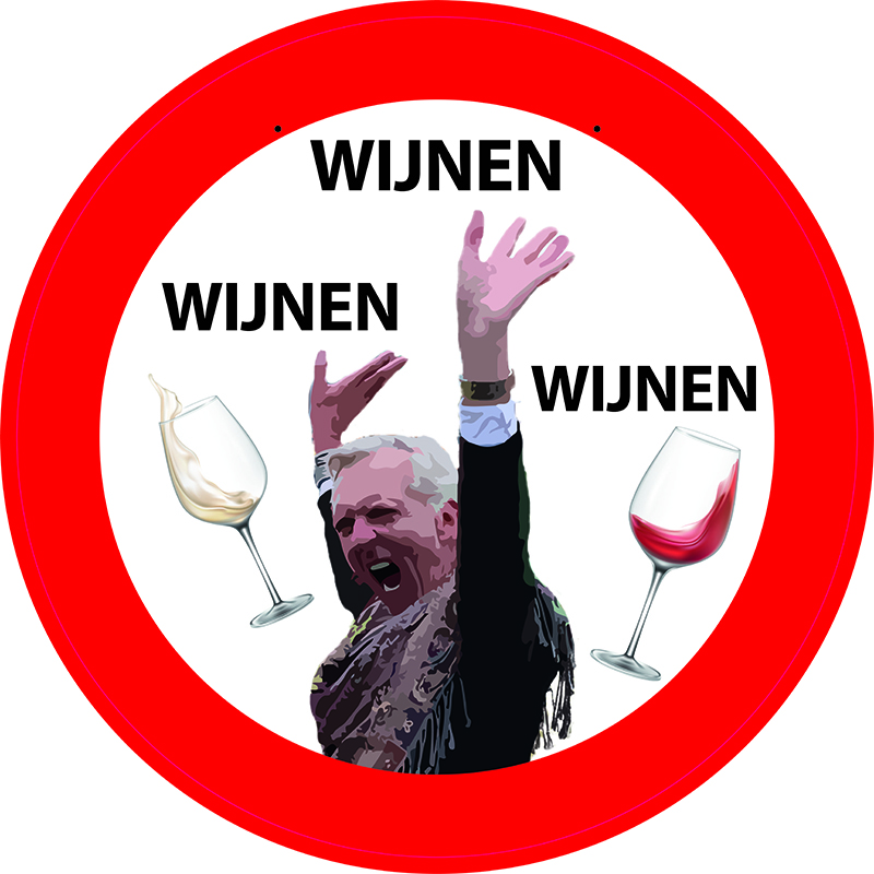 Feestbord Wijnen wijnen wijnen