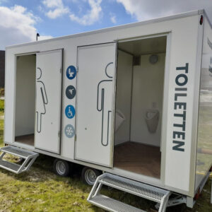 Grote toiletwagen